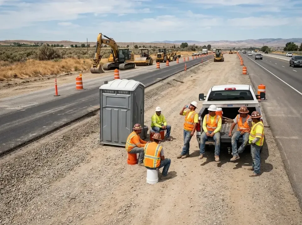 highway-road-construction-crew-007 — frequently asked questions, Porta Potty and Restroom Rentals in Amherst, VA